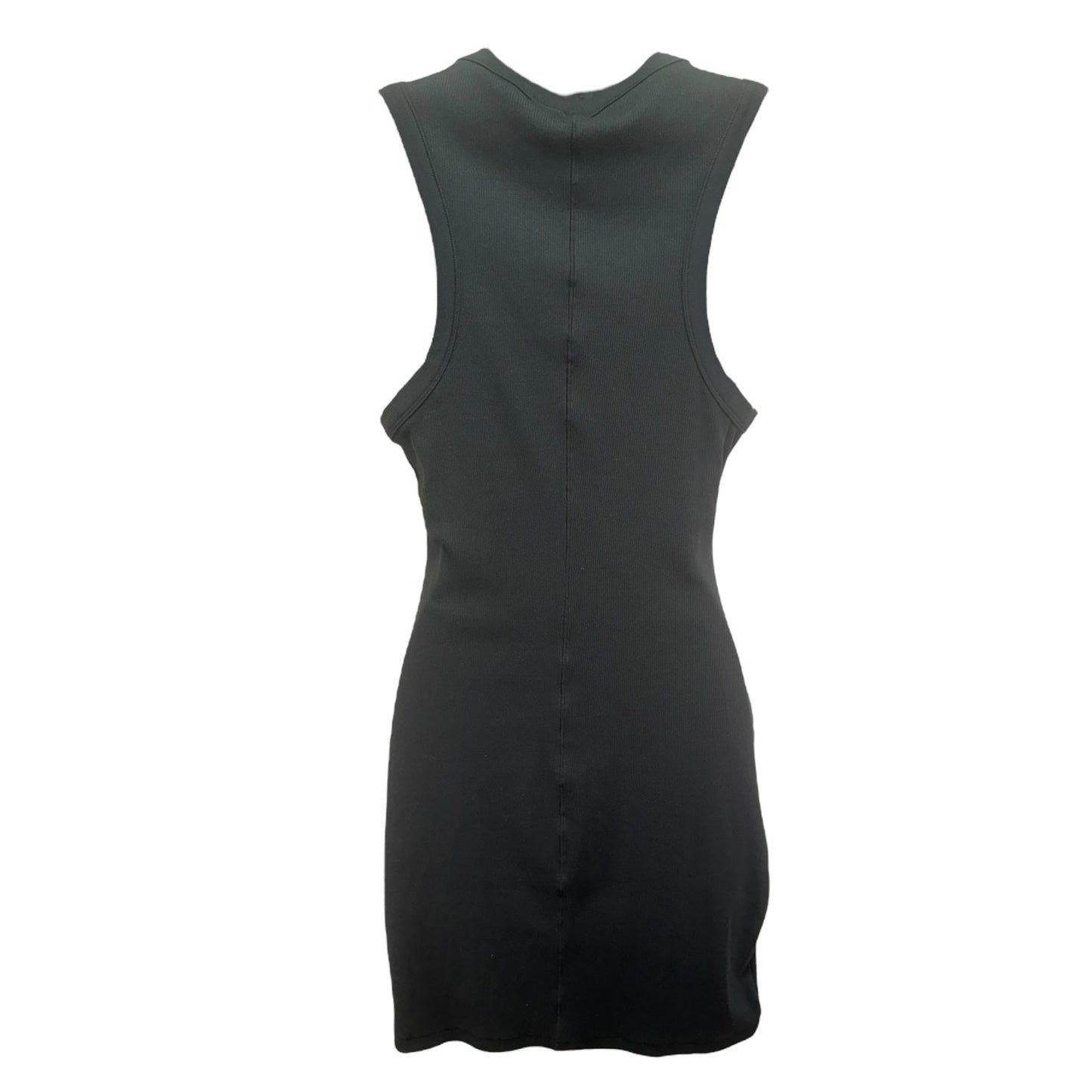 Cotton Ribbed Tank Dress in Soot SKIMS, Size L
