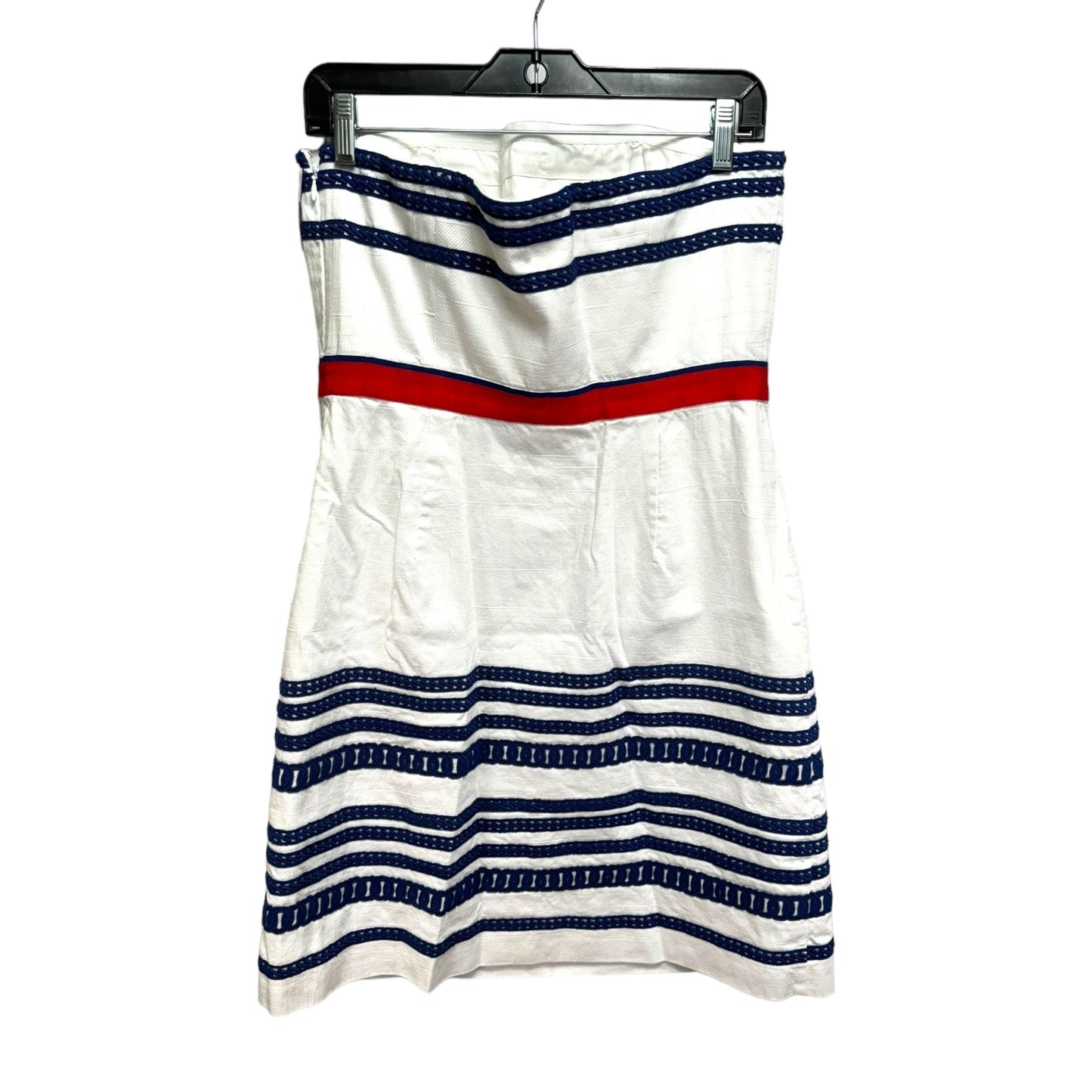 Dress Casual Midi By Vineyard Vines In White, Size: 12