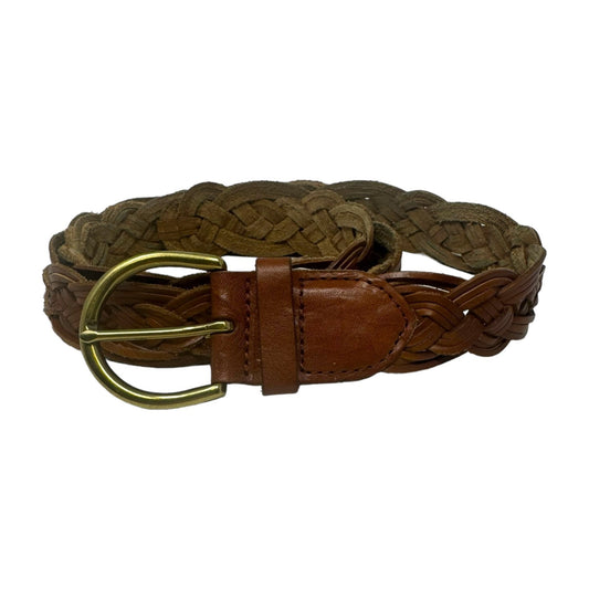 Braided Leather Belt Unbranded, Size: Medium