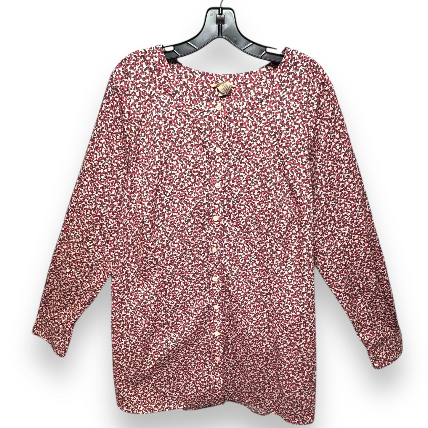 Tunic Long Sleeve By Duluth Trading In Floral Print, Size: Xl