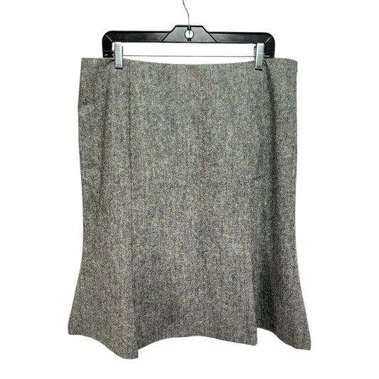 Skirt Midi By Nordstrom In Grey, Size: 16