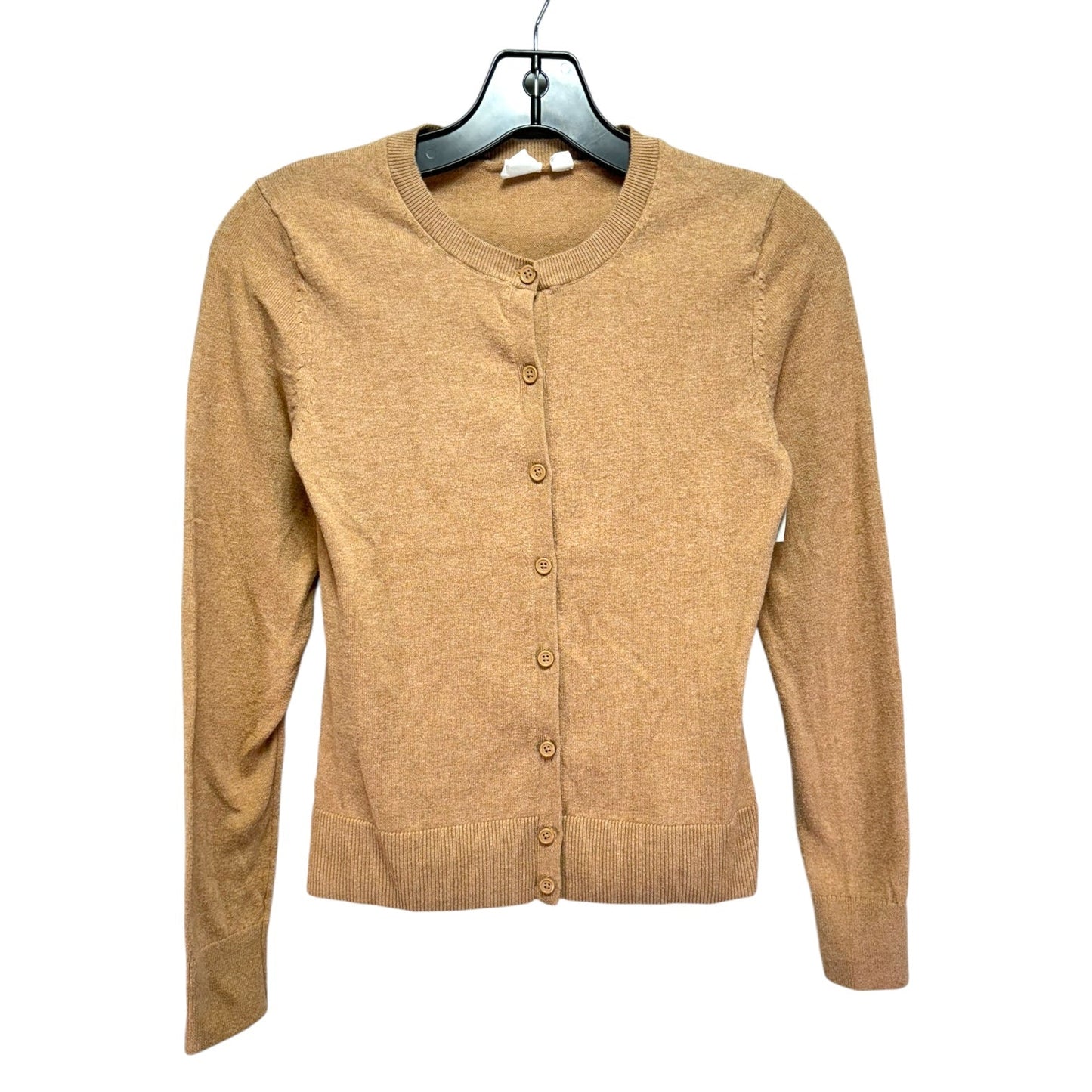 Sweater Cardigan By Gap In Tan, Size: Xs