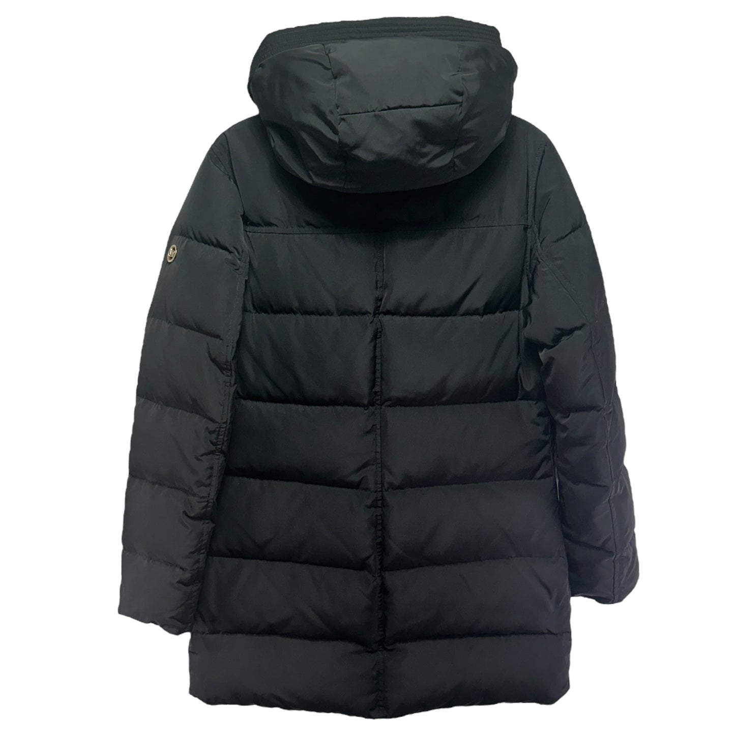 Down Filled Hooded Parka By Michael By Michael Kors In Black, Size: S