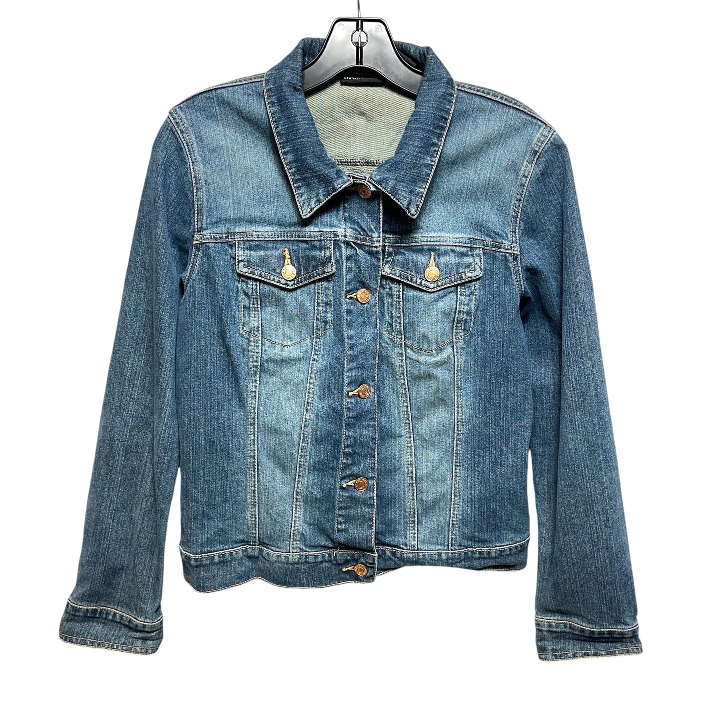 Jacket Denim By New York And Co In Blue, Size: 8