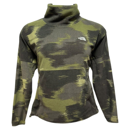 Mock Neck Athletic Fleece By The North Face In Camouflage Print, Size: M