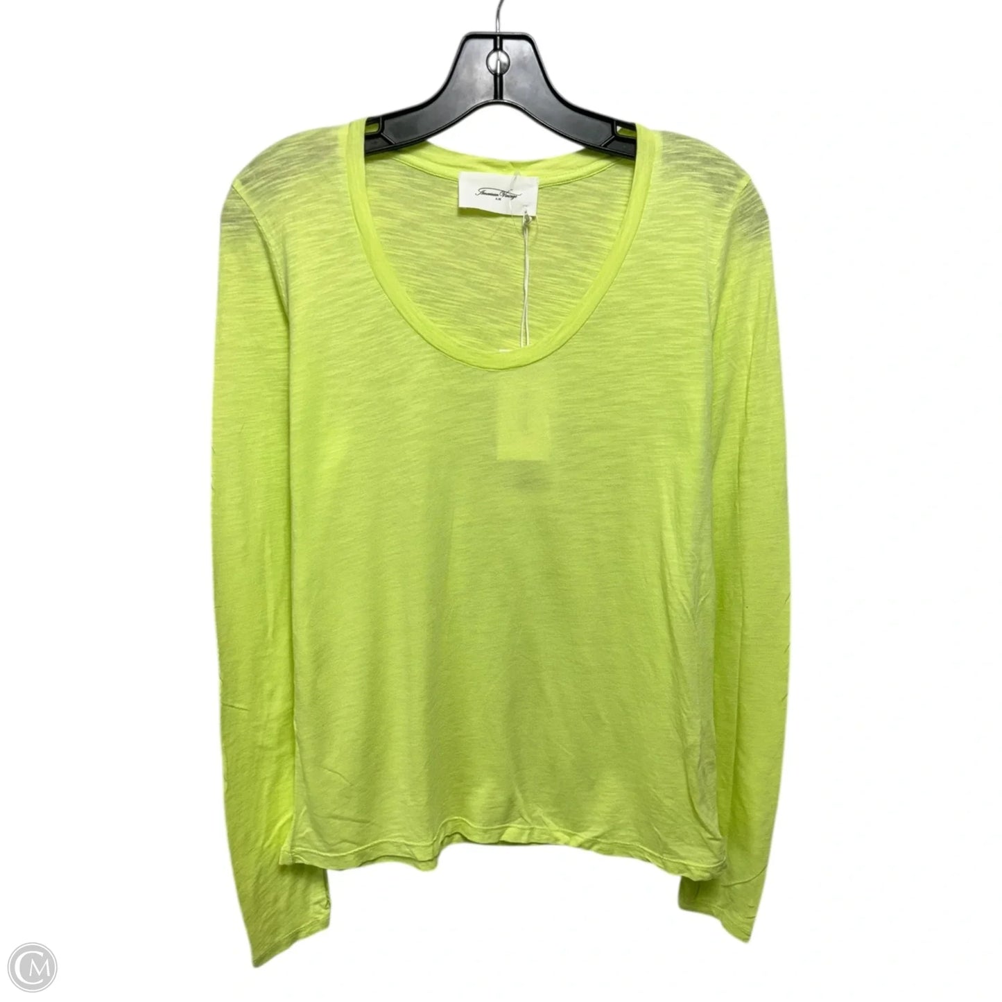 Top Long Sleeve Basic By American Vintage In Green, Size: S