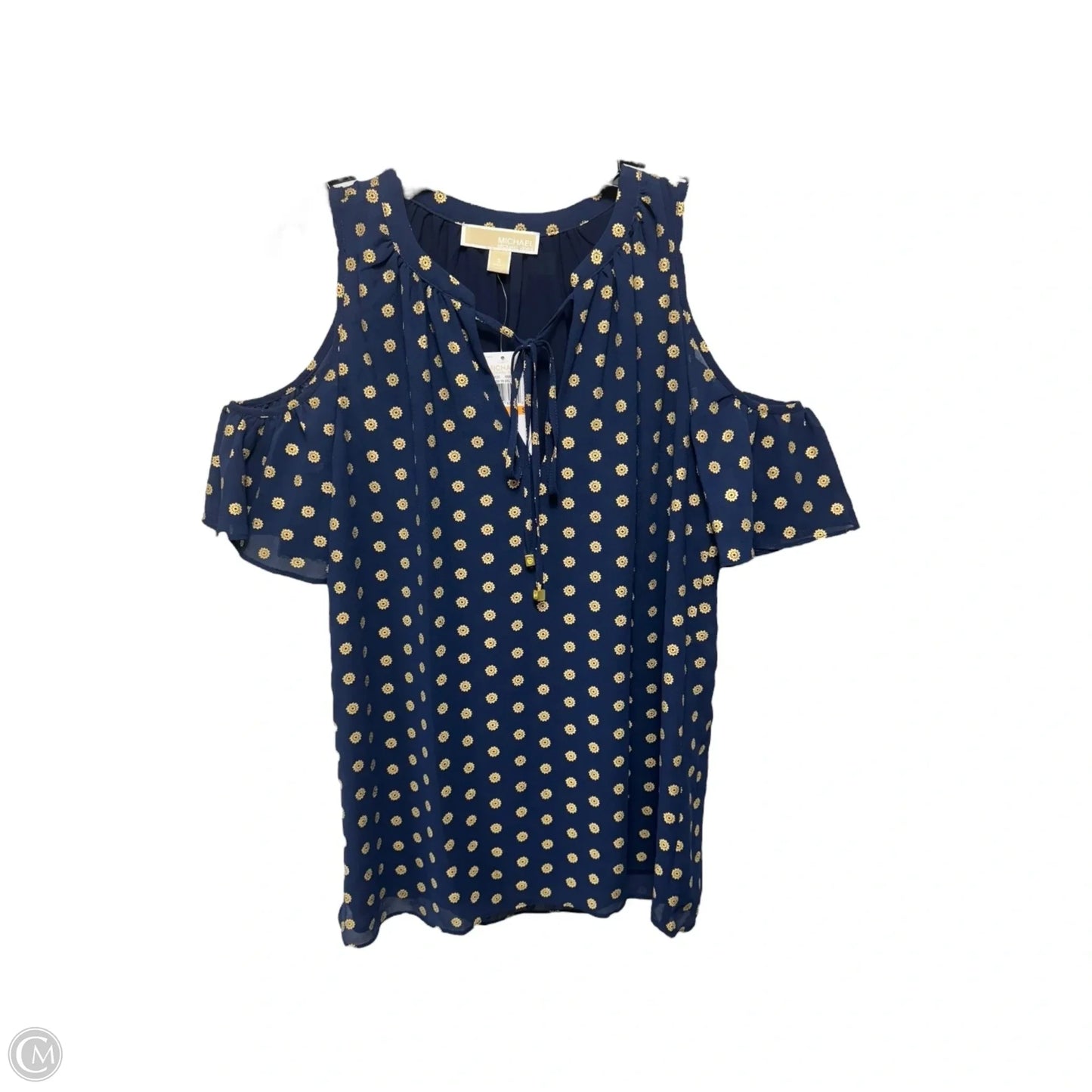 Tunic Short Sleeve By Michael By Michael Kors In Blue, Size: S