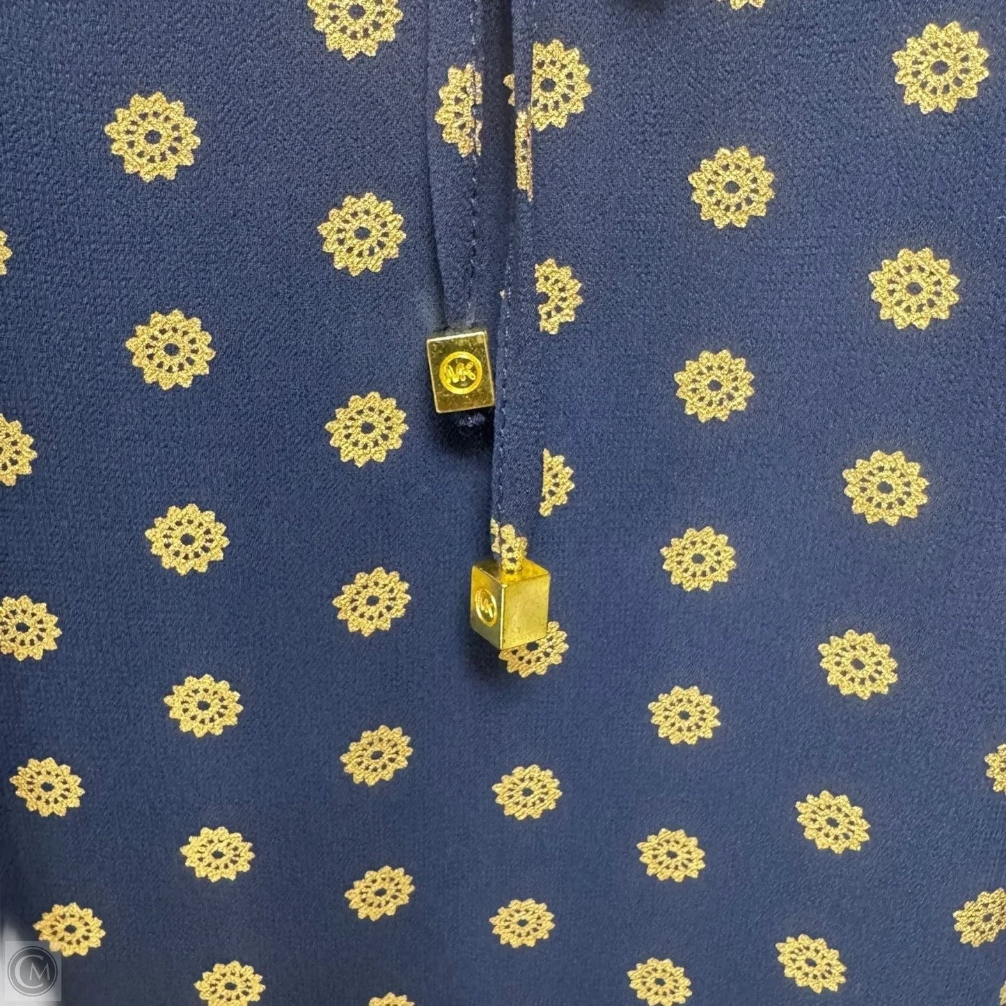 Tunic Short Sleeve By Michael By Michael Kors In Blue, Size: S