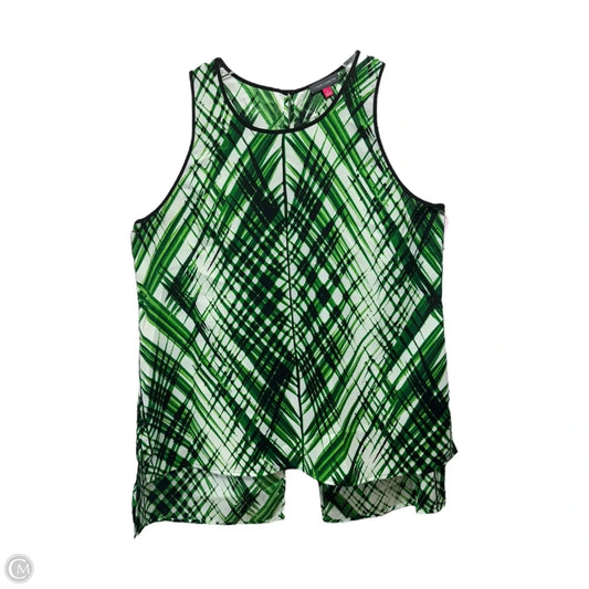 Top Sleeveless By Vince Camuto In Green, Size: L