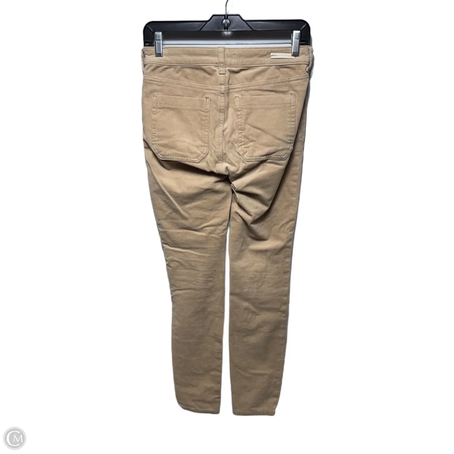High-Rise Skinny Corduroy Pants By Pilcro In Tan, Size: 2/26