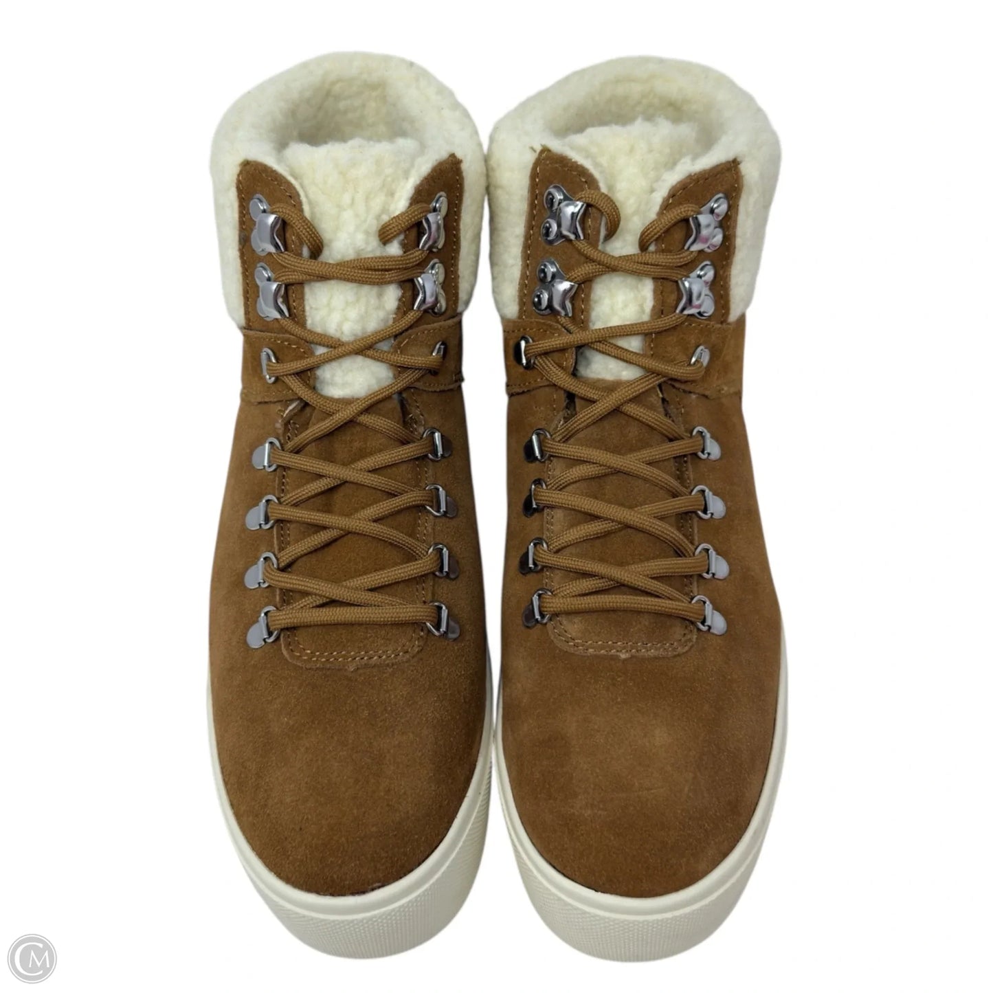 Daire Sneaker Booties By Marc Fisher In Tan, Size: 8.5