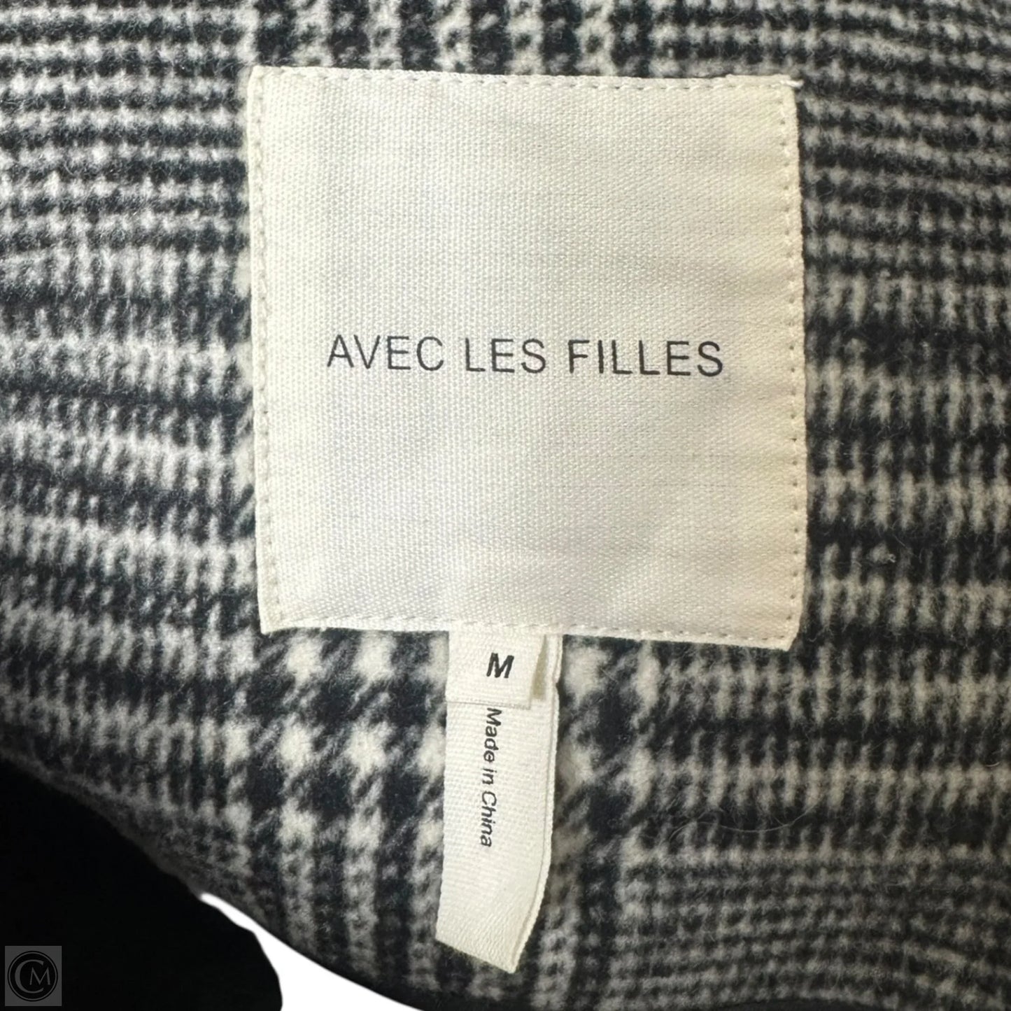 Coat By Avec Les Filles In Checkered Pattern, Size: M