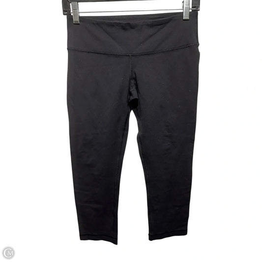 Athletic Capris By Lululemon In Black, Size: 6