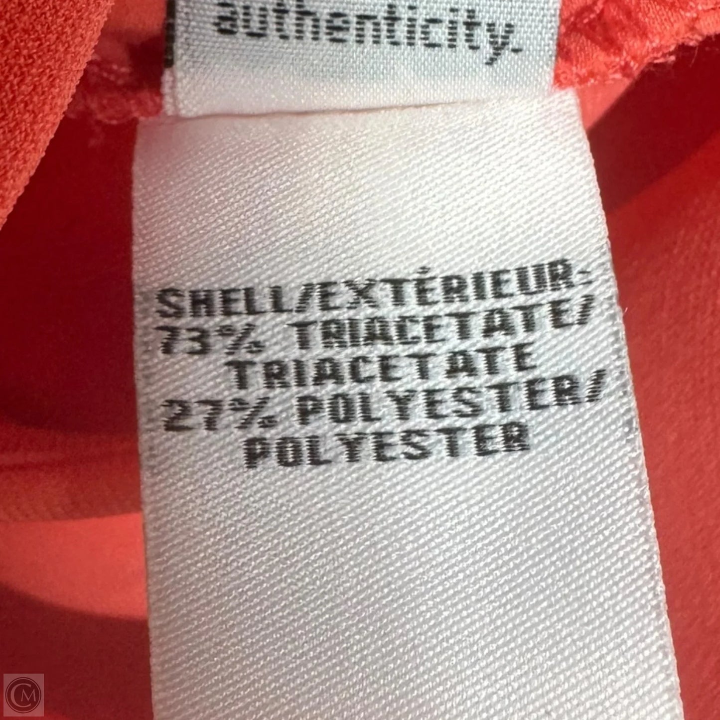 Emerson Crepe Romper Designer By Diane Von Furstenberg In Coral, Size: 8