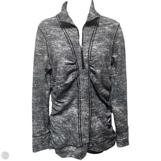 Athletic Jacket By Lululemon In Grey, Size: S