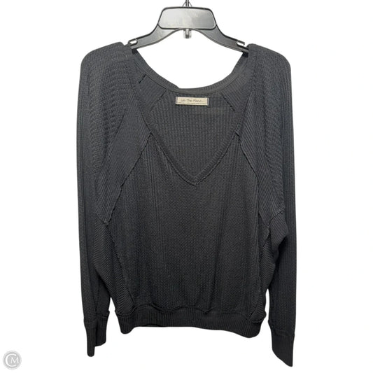 Top Long Sleeve By We The Free In Black, Size: Xs