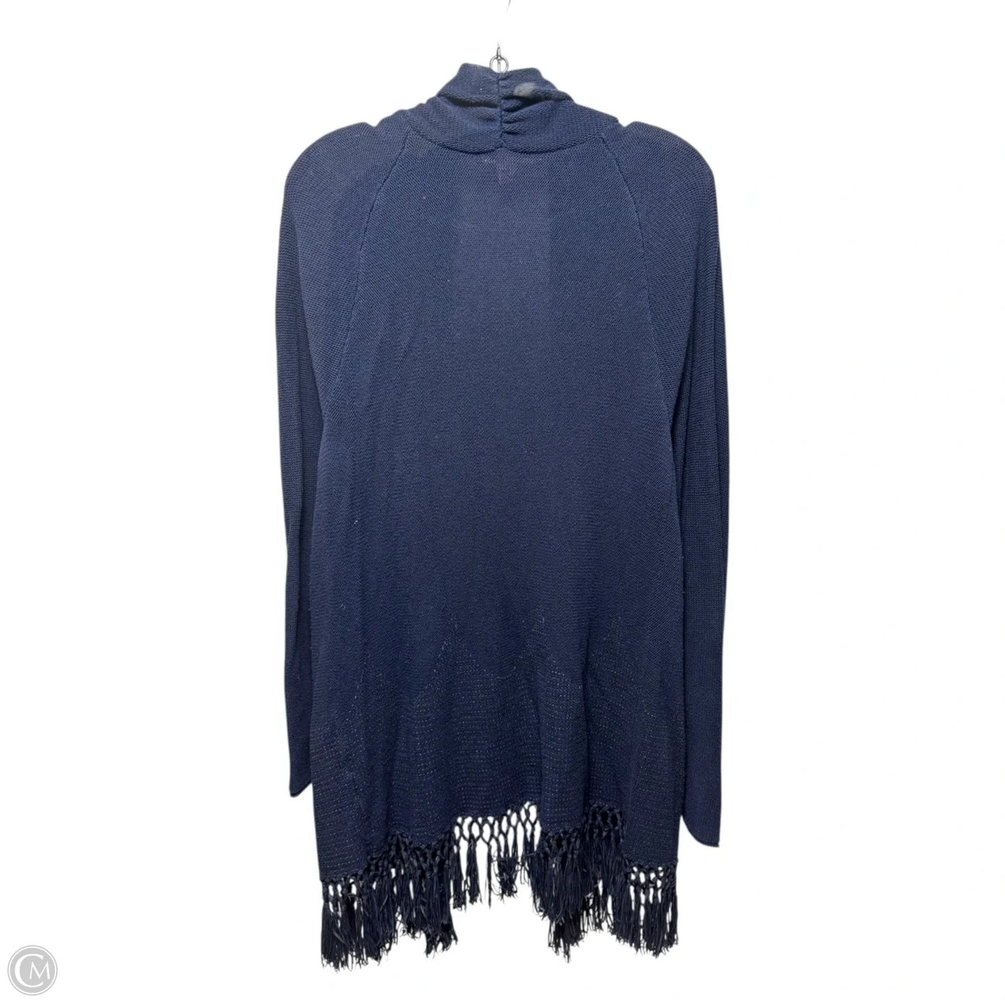 Sweater Cardigan Designer By Lilly Pulitzer In Navy, Size: XXL