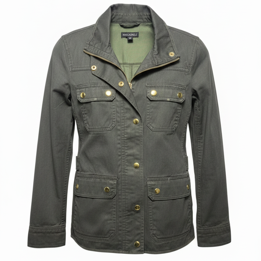 Downtown Field Jacket By J. Crew In Green, Size: XXS