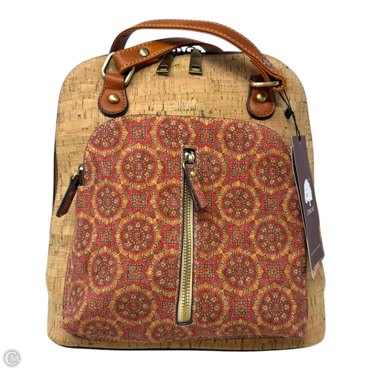 Cork Convertible Backpack By Corkcho, Size: Medium