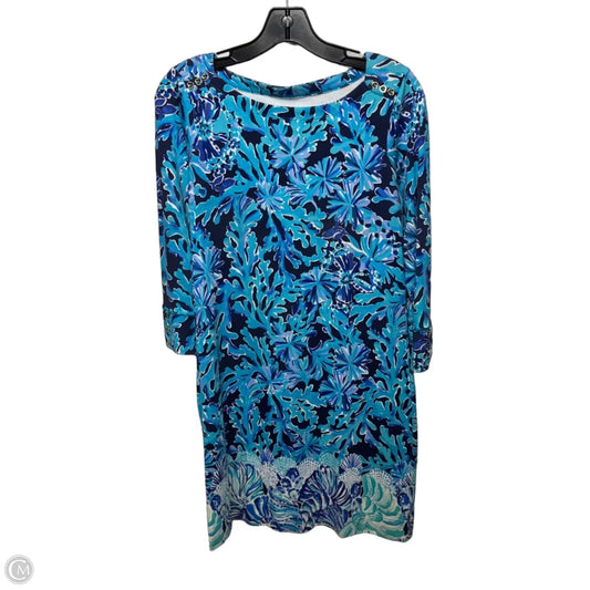 Dress Designer By Lilly Pulitzer In Tropical Print, Size: S