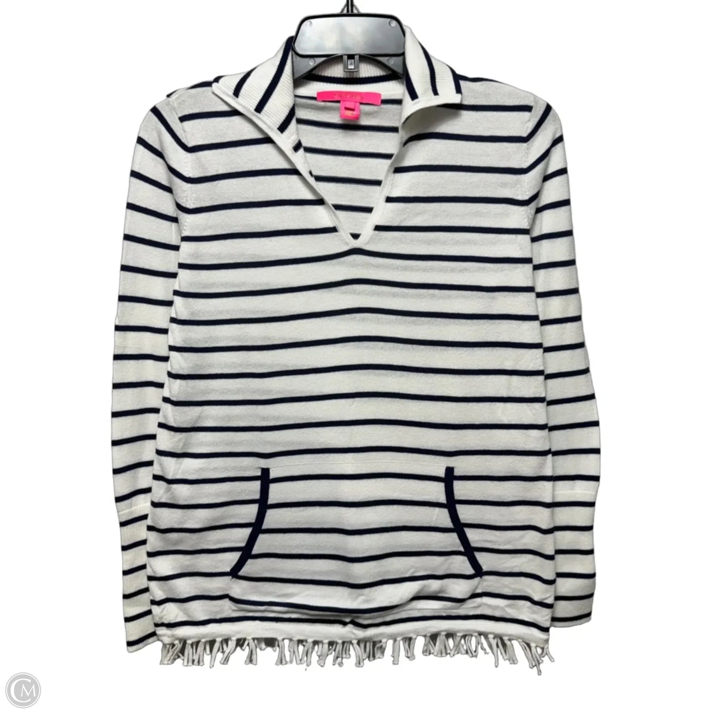 Top Long Sleeve Designer By Lilly Pulitzer In Striped Pattern, Size: Xs
