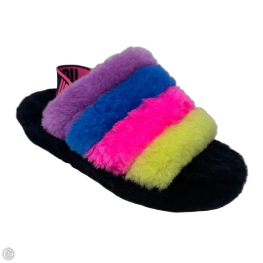 Fluff Yeah Slippers Designer By Ugg In Multi-colored, Size: 8