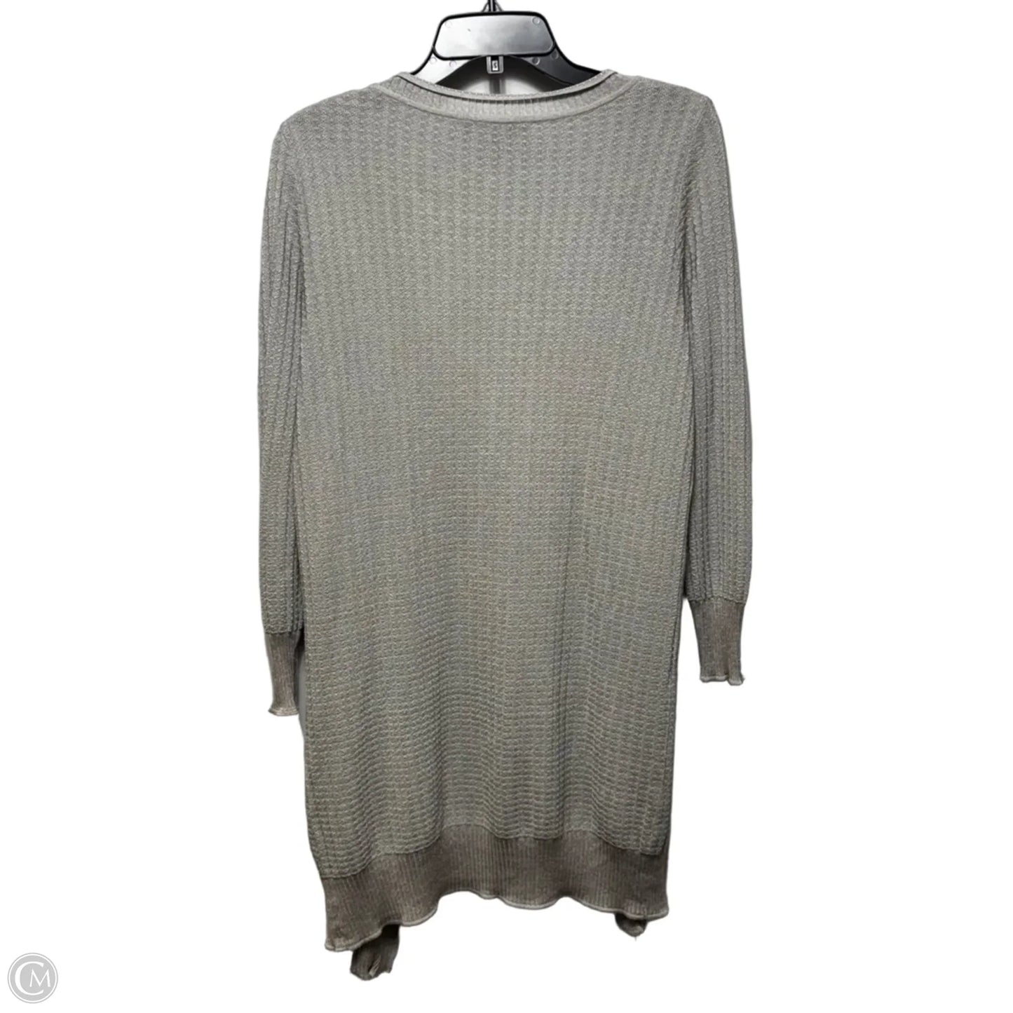 Sweater Cardigan By Misook In Grey, Size: S