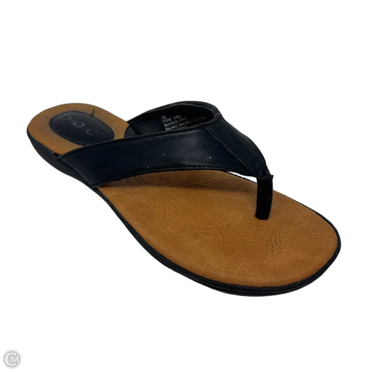Sandals Flats By Boc In Black, Size: 7