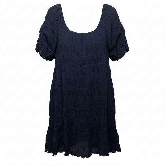 Dress Casual Short By Max Studio Specialty Products In Navy, Size: 1X