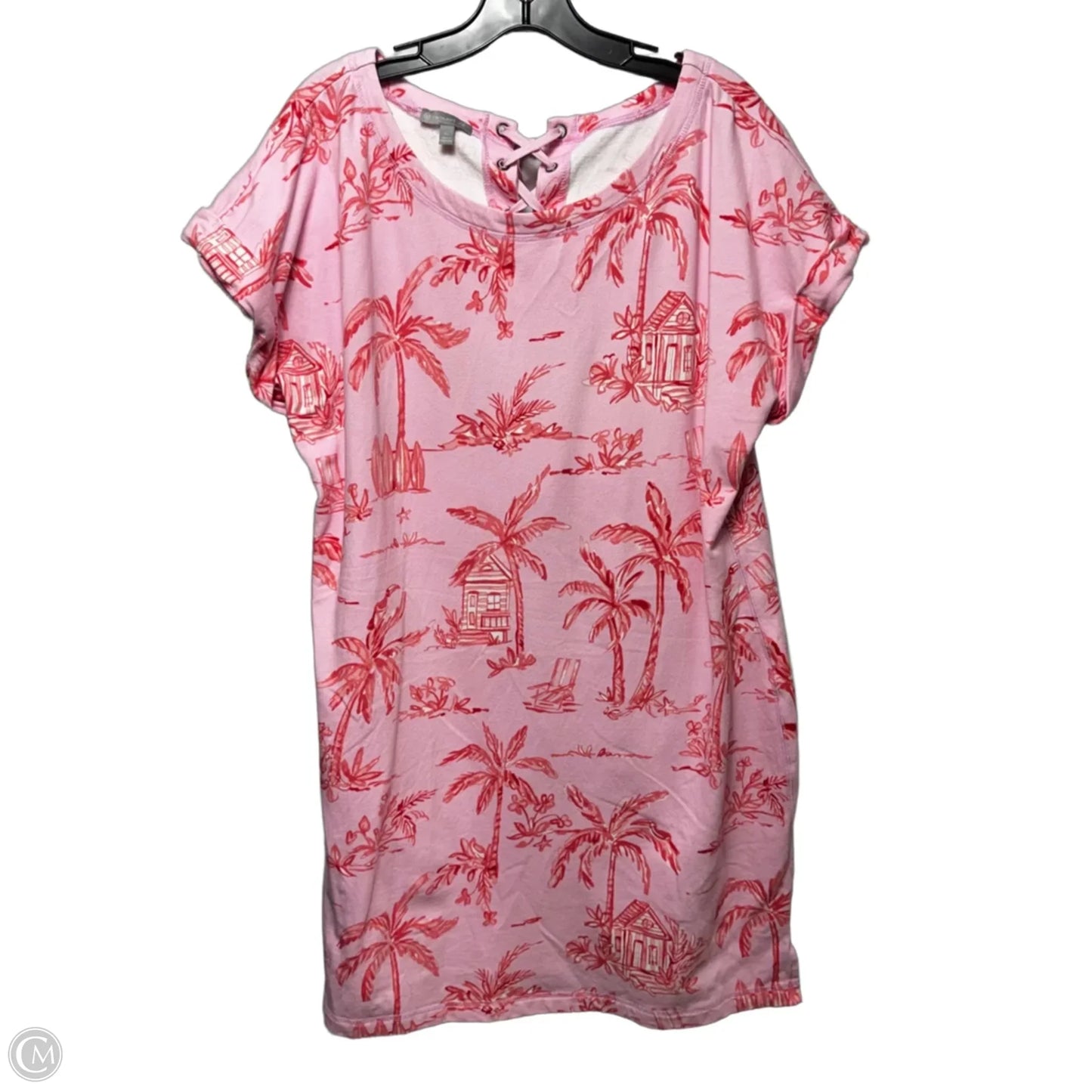 Dress Casual Short By Talbots In Tropical Print, Size: Xl