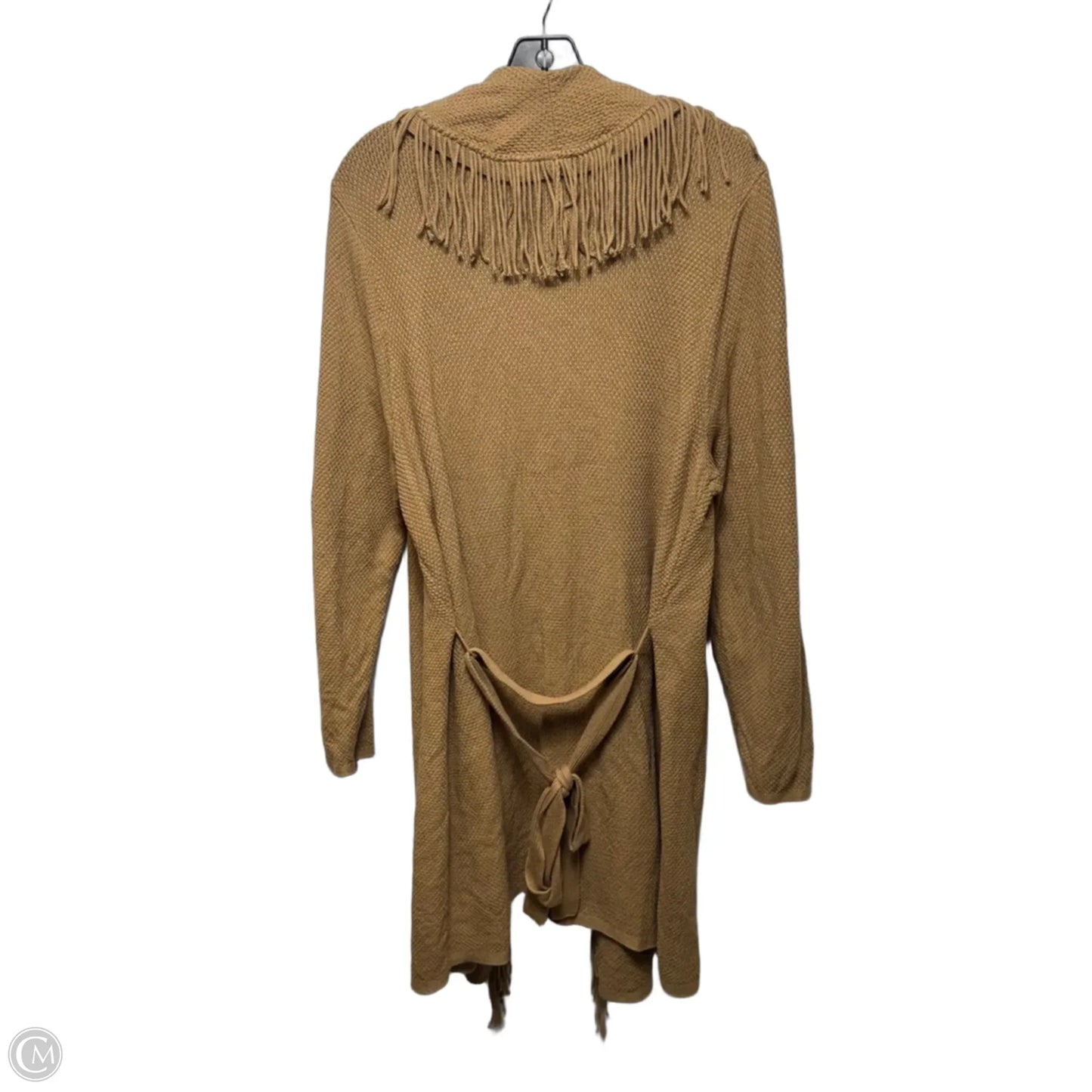 Sweater Cardigan By J. Jill In Tan, Size: L