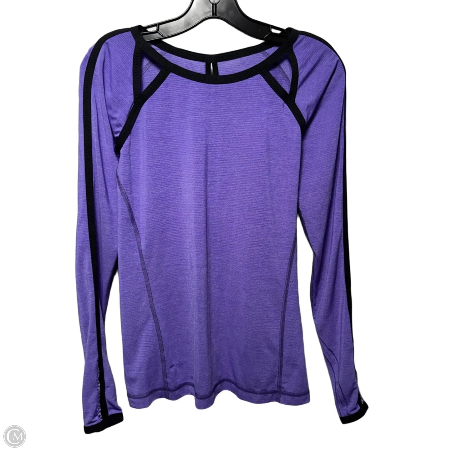 Athletic Top Long Sleeve By Lululemon In Purple, Size: 4