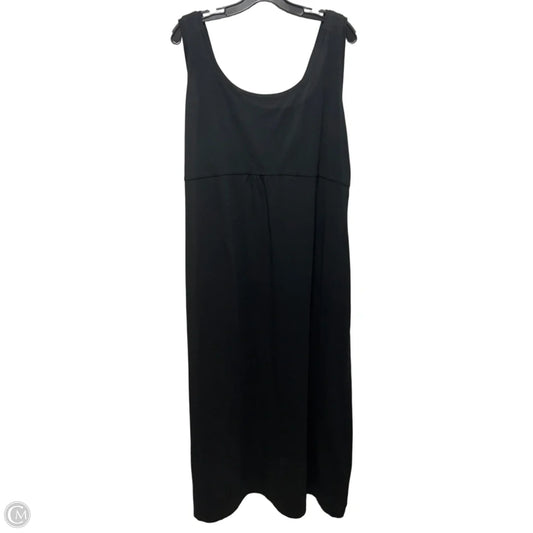 Dress Casual Maxi By Columbia In Black, Size: 2x