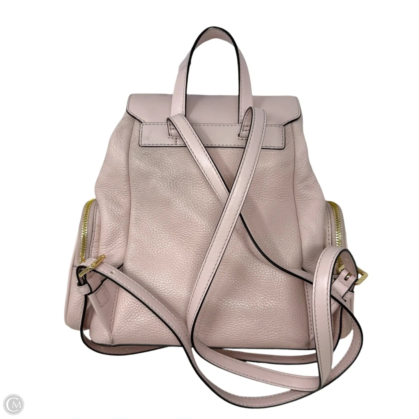 Jet Set Pebbled Leather Backpack In Powder Blush By Michael By Michael Kors, Size: Medium
