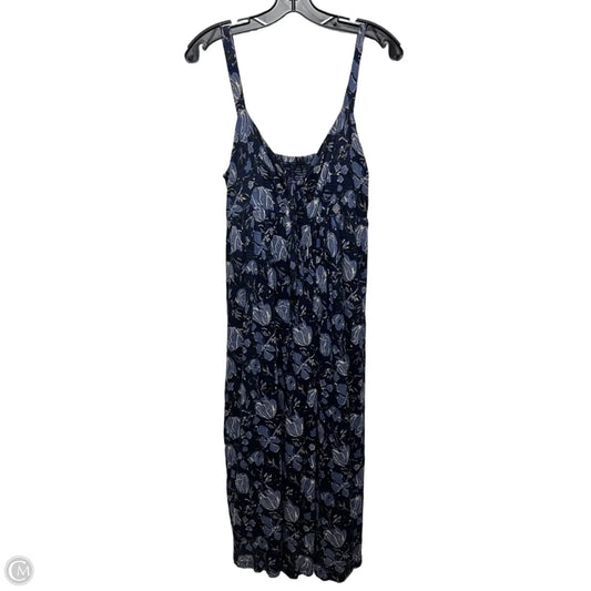 Dress Casual Midi By Lucky Brand In Floral Print, Size: M