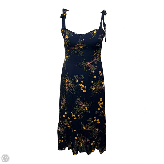 Nikita Midi Dress By Reformation In Floral Print, Size: 8