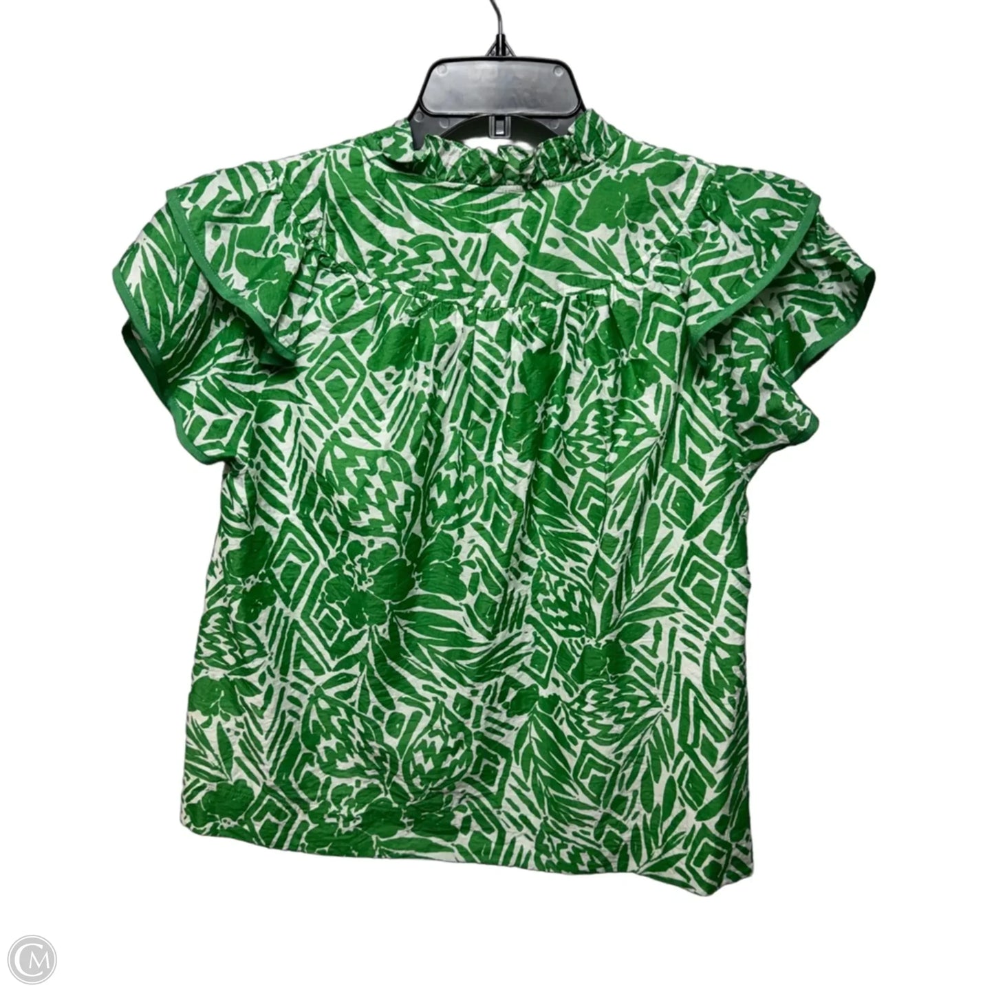 Top Short Sleeve By Joy Joy In Floral Print, Size: S