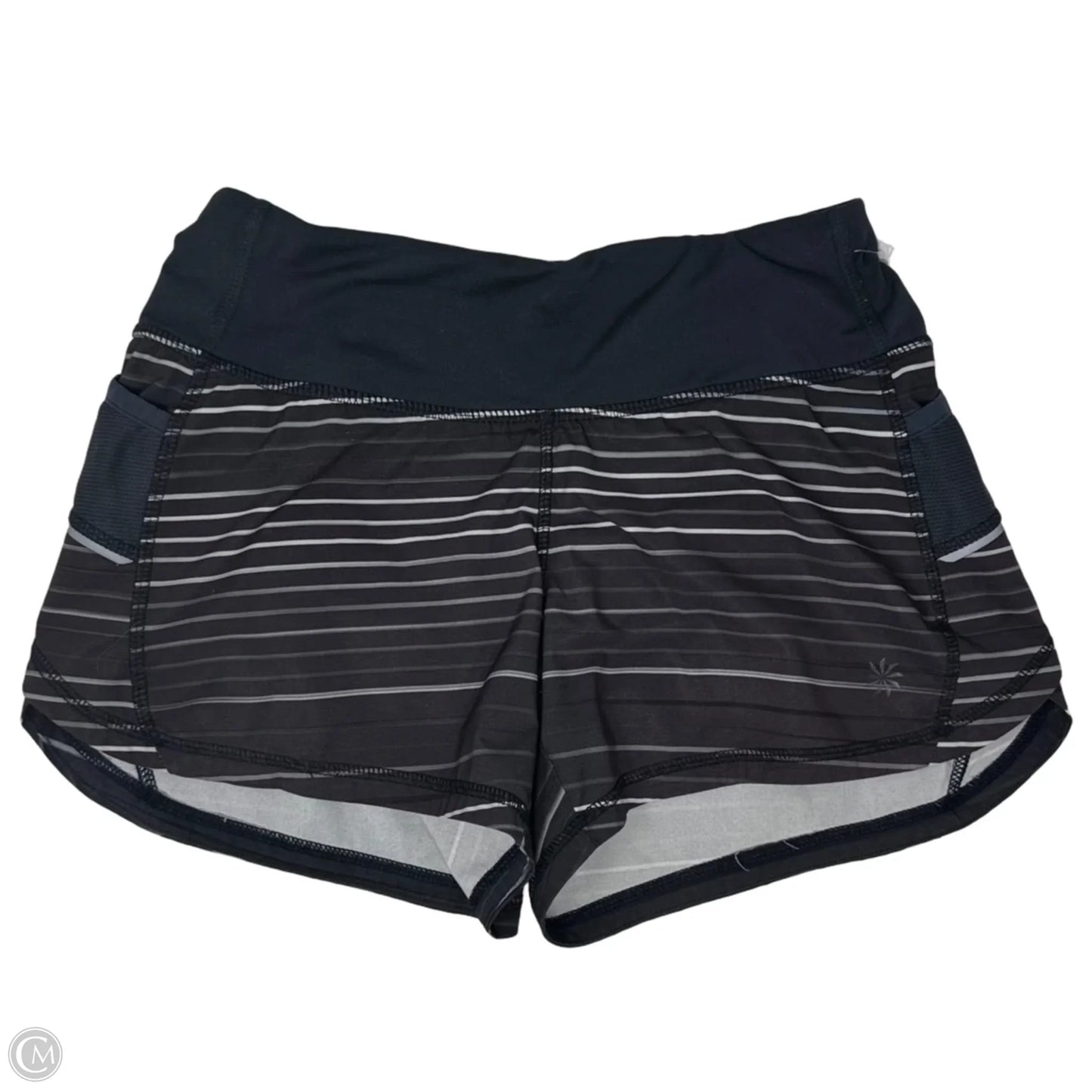 Athletic Shorts By Athleta In Striped Pattern, Size: Xxs