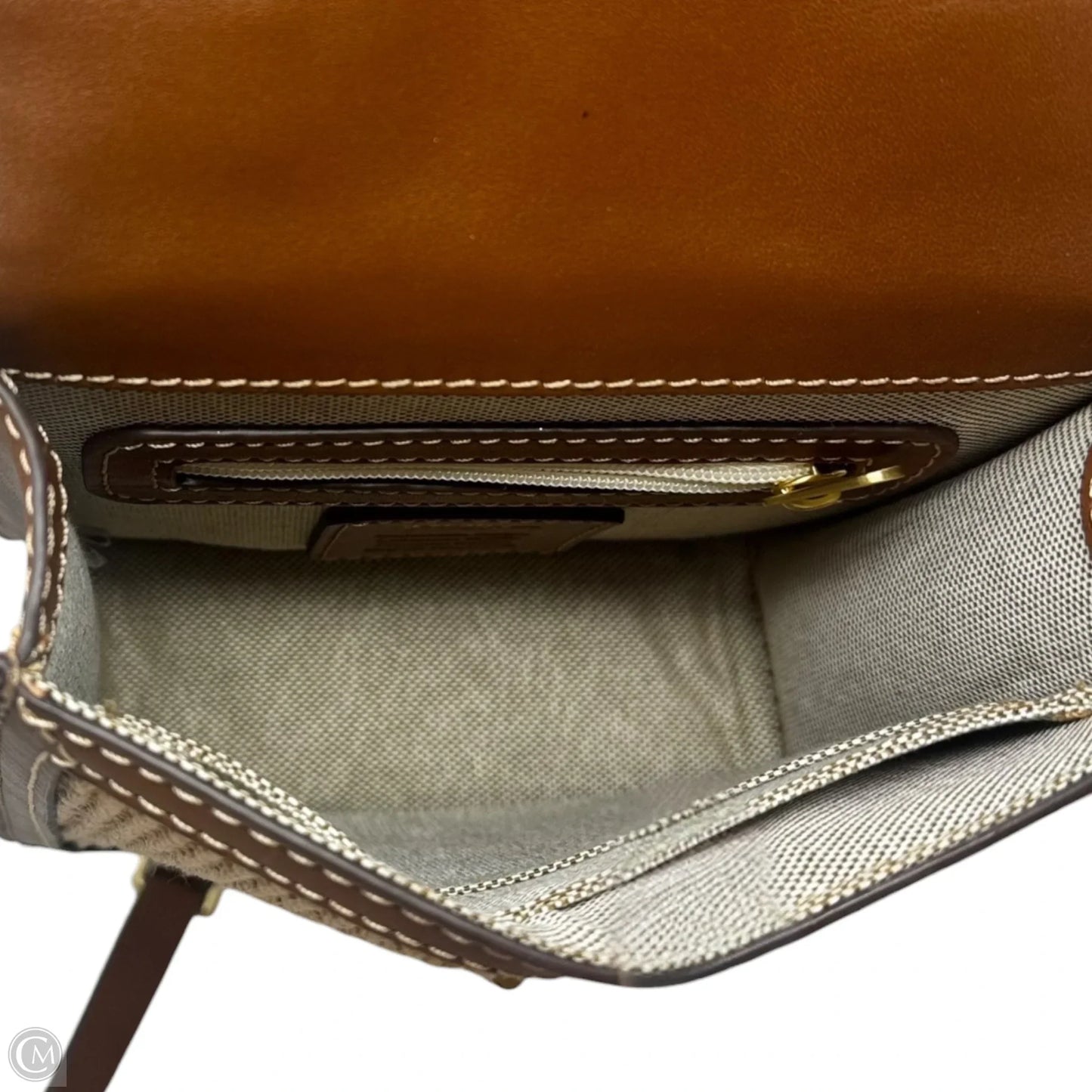 Straw Case Crossbody By Spartina, Size: Medium