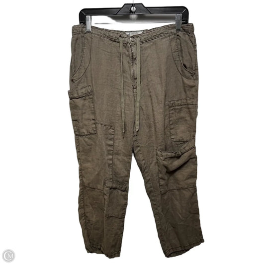 Pants Cropped By Free People In Green, Size: S