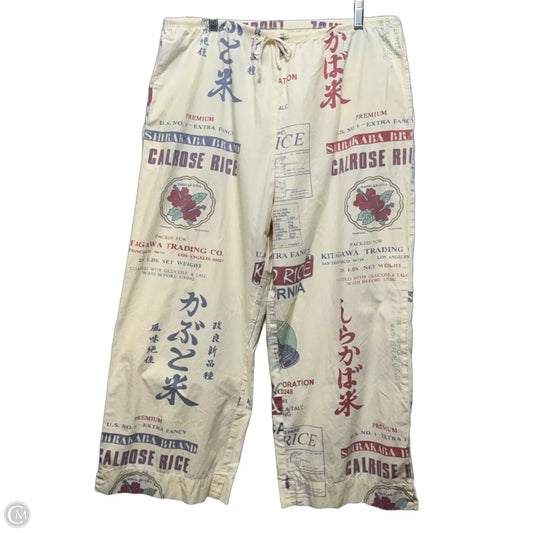 Japanese Calrose Rice Pants Lounge By Cmc In Multi-colored, Size: L