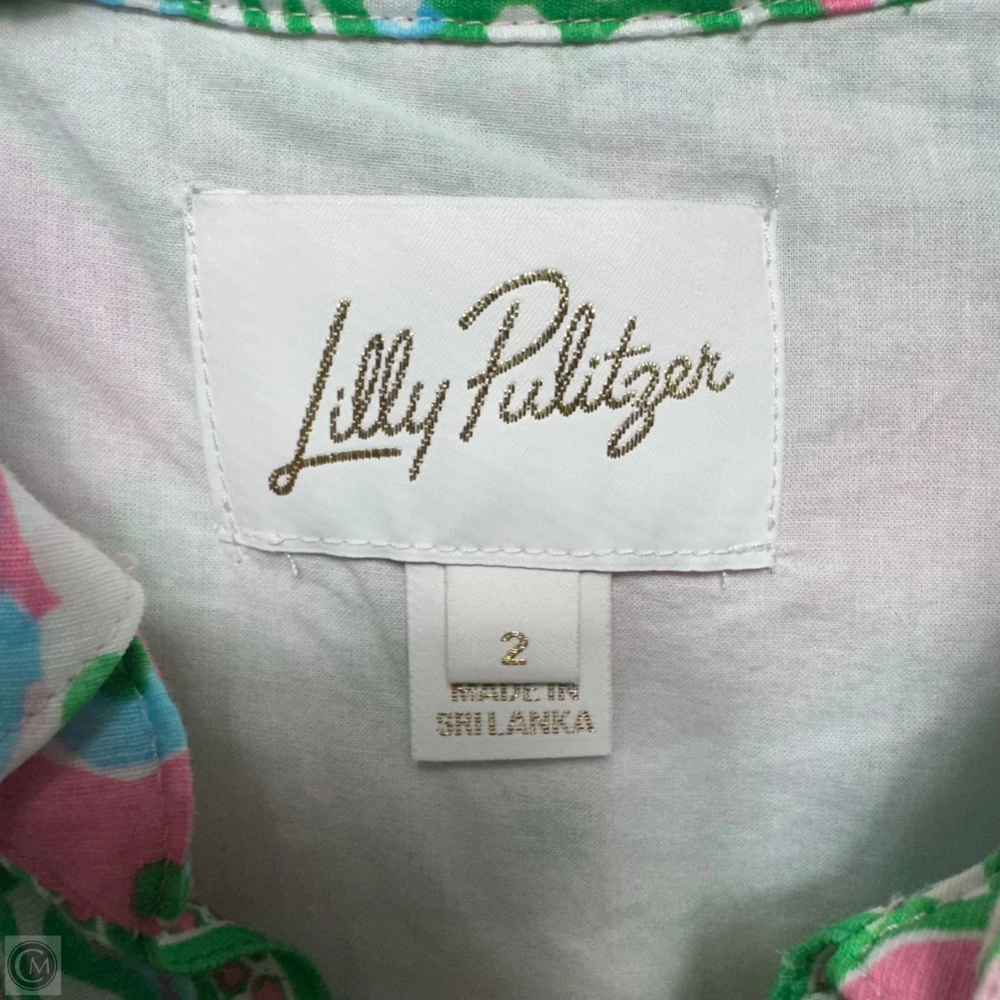 Dress Designer By Lilly Pulitzer In Floral Print, Size: 2