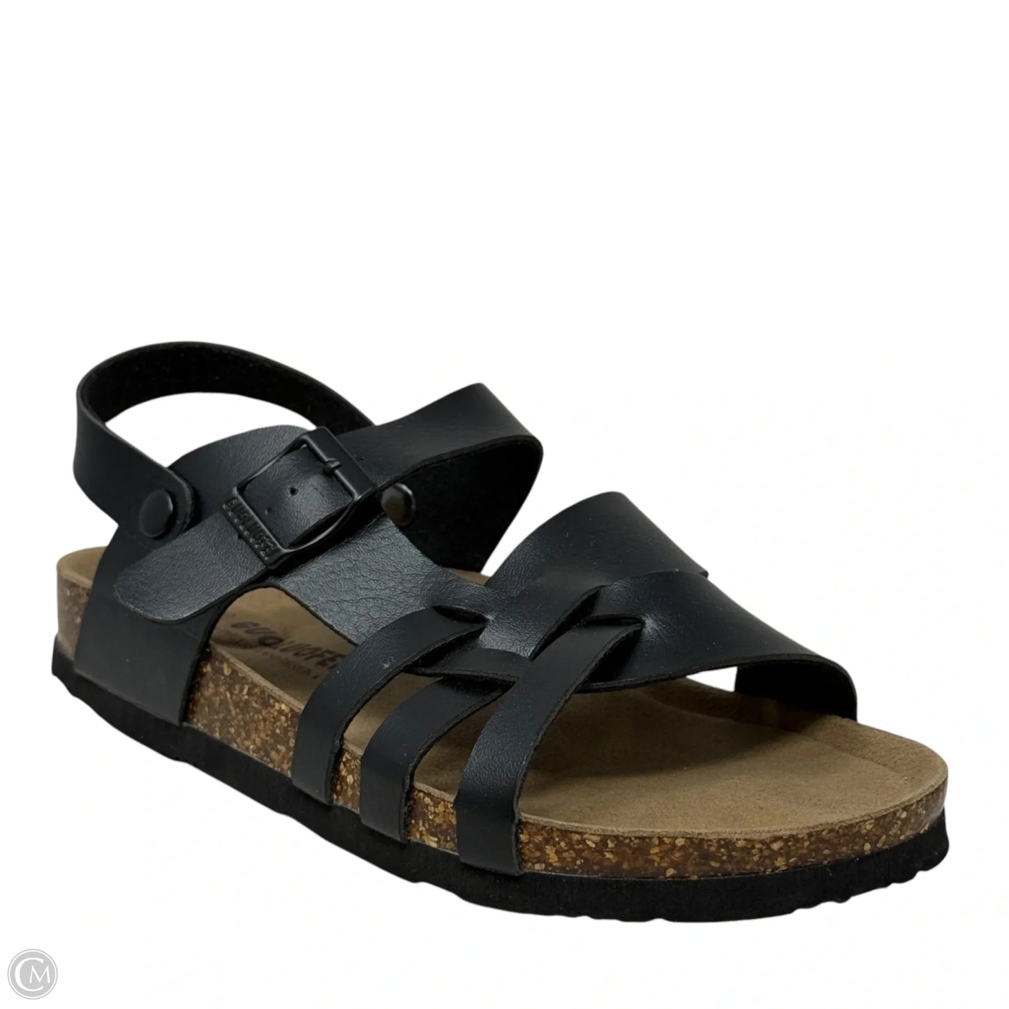 Sandals Flats By Guoluofei In Black, Size: 9.5