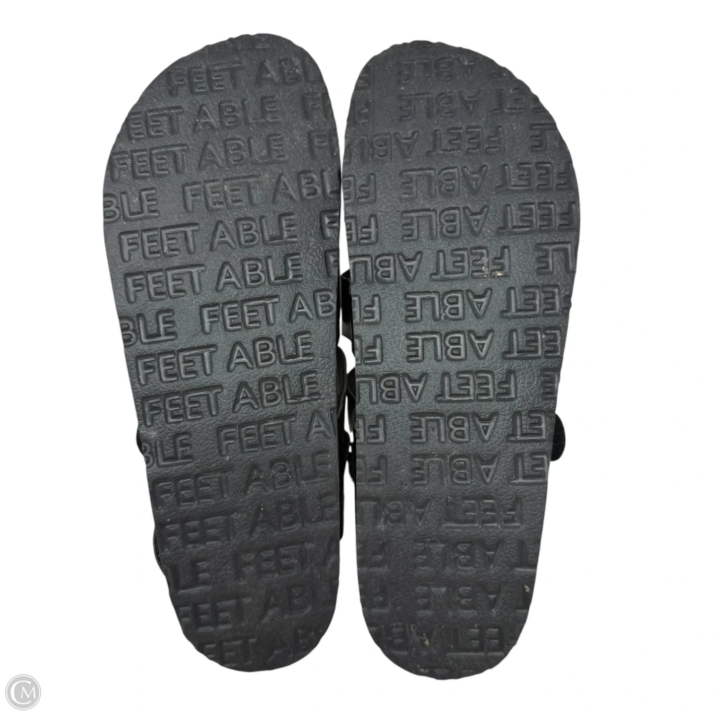 Sandals Flats By Guoluofei In Black, Size: 9.5