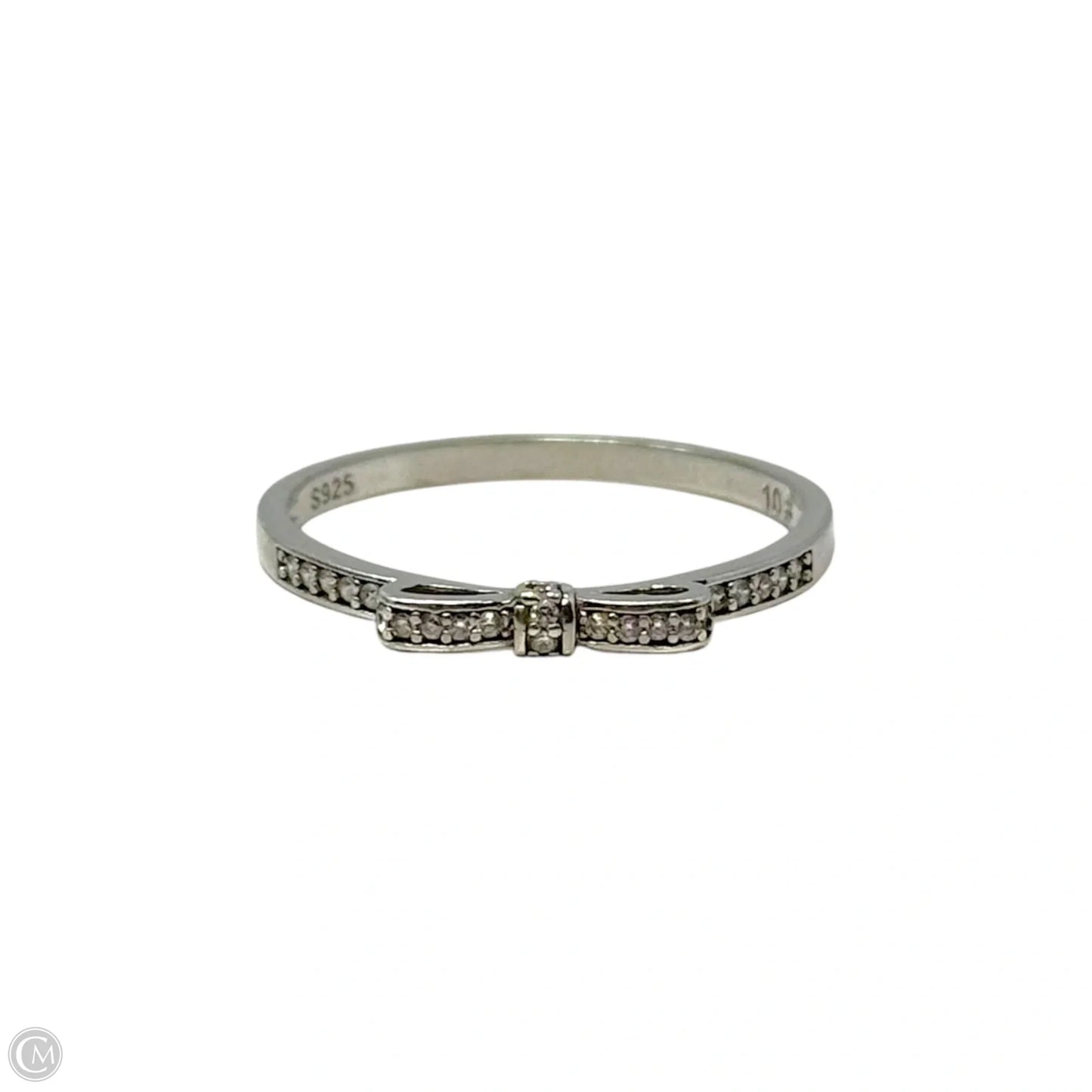 Bow Ring Sterling Silver, Size: 10