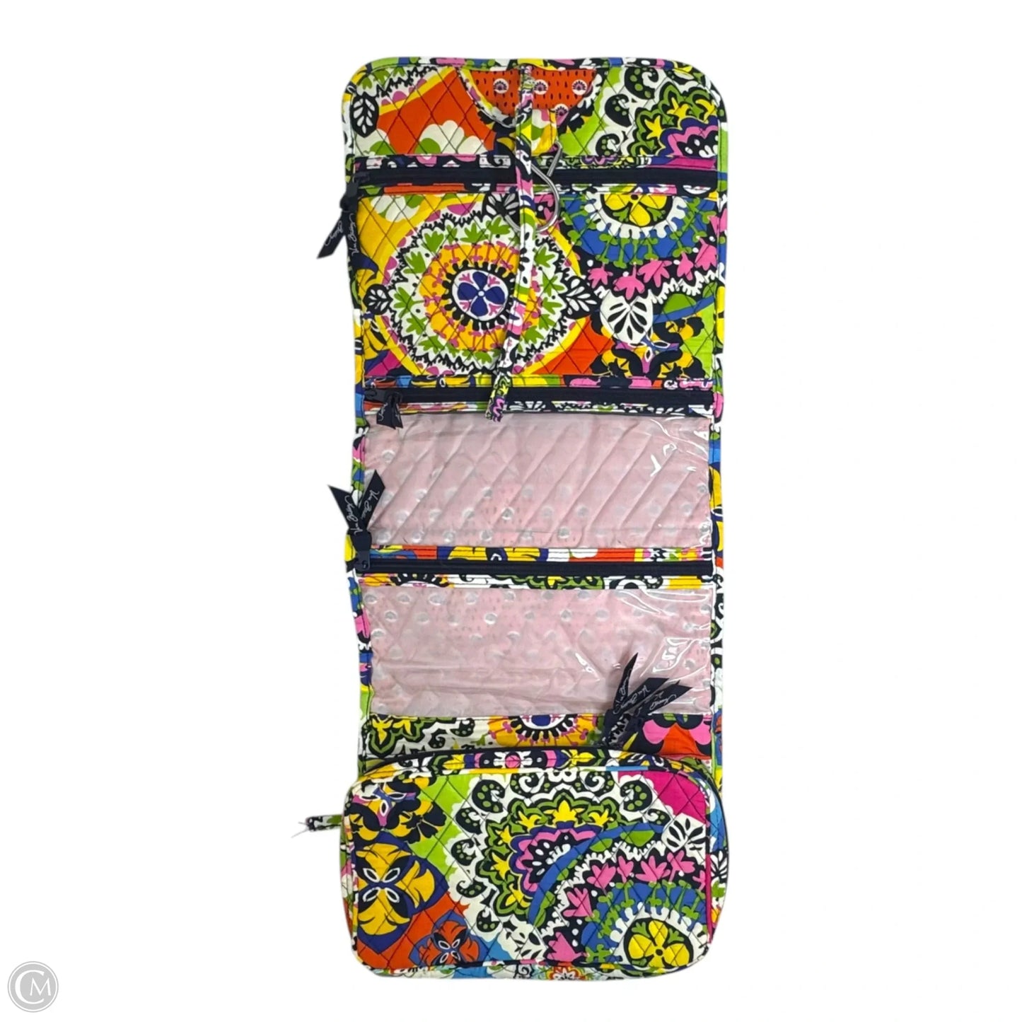 Hanging Foldable Shower Caddy / Cosmetic Bag By Vera Bradley, Size: Medium