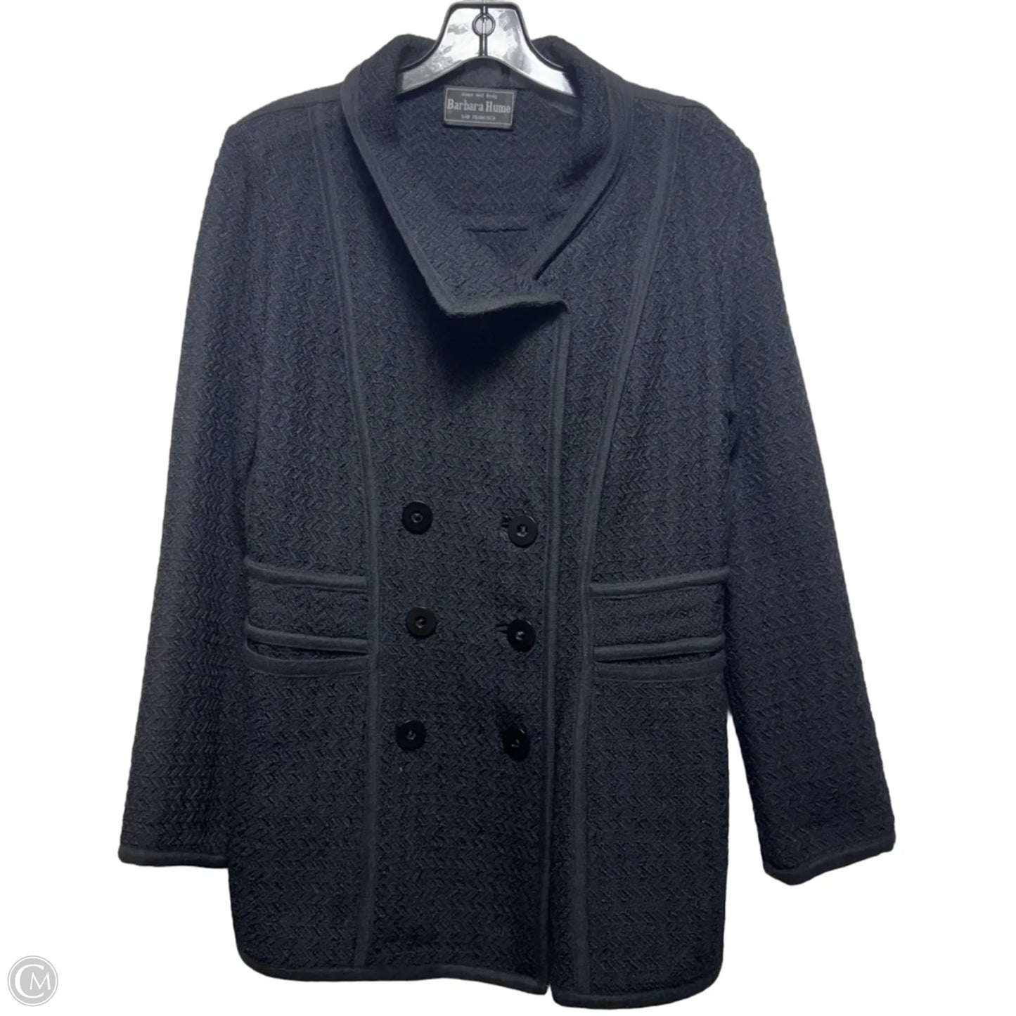 Coat Puffer & Quilted By Halogen In Black, Size: M