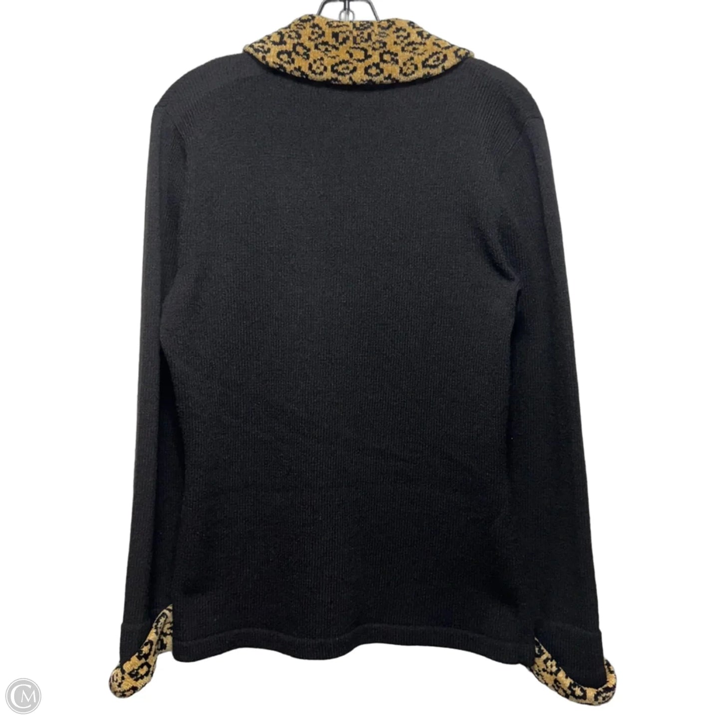 Sweater Cardigan By Dia In Leopard Print, Size: S