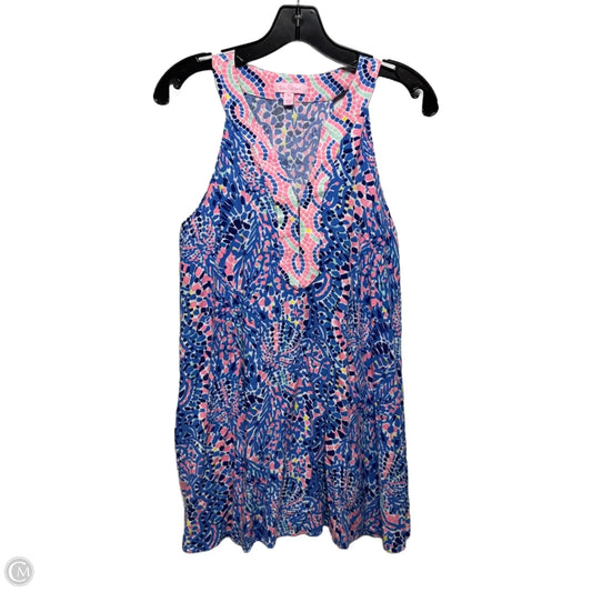 Dress Designer By Lilly Pulitzer In Blue & Pink, Size: Xs