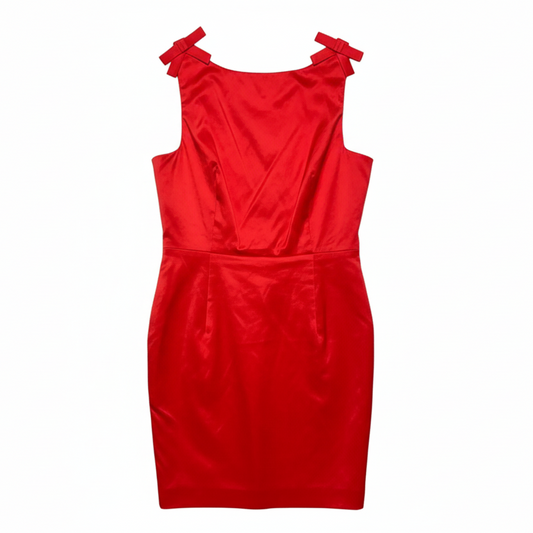Blakely Low Back Cocktail Dress By Lily Sisto for Gianni Bini In Rouge, Size: 14